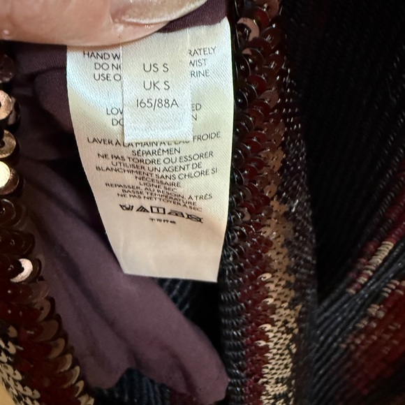 Anthropologie Sequined Mini Dress Small - Picture 7 of 12